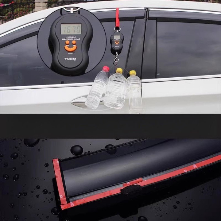 PC Resin Window Visor Rain Guards Weather Shields for BYD Sealion 7
