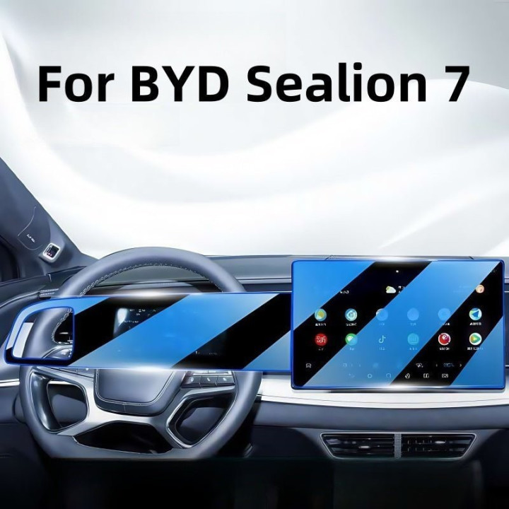 9H Glass Screen Protector for BYD Sealion 7 Dashboard & Navigation