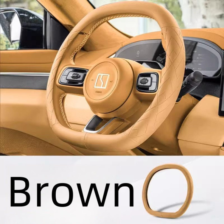 Premium Leather Steering Wheel Cover for Zeekr 7GT / 7X