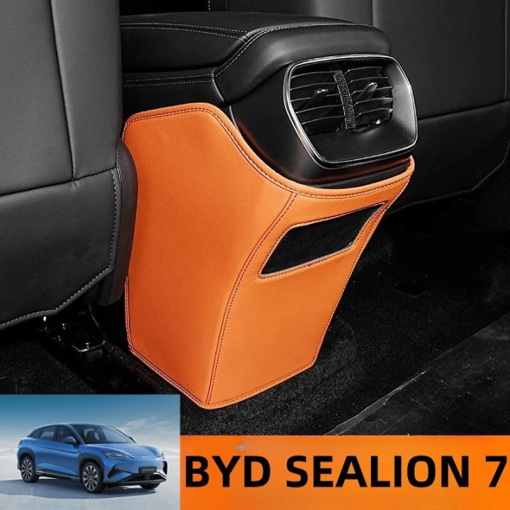 Leather Seat Back Anti-Kick Protector Mats for BYD Sealion 7