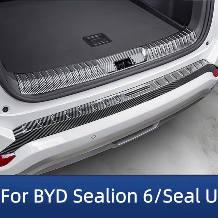 Carbon Fiber Trunk Sill Protector for BYD Sealion 6/Seal U