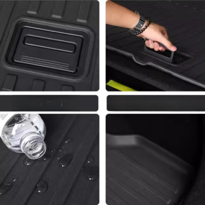 TPE Trunk Mat & Rear Seat Back Protector for Xpeng G6 2023-2026