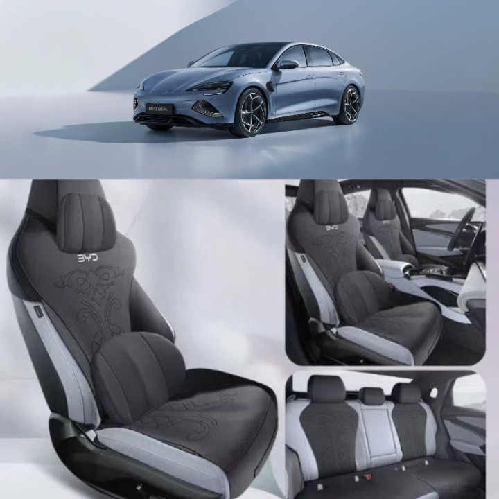 Suede Seat Covers for BYD Seal