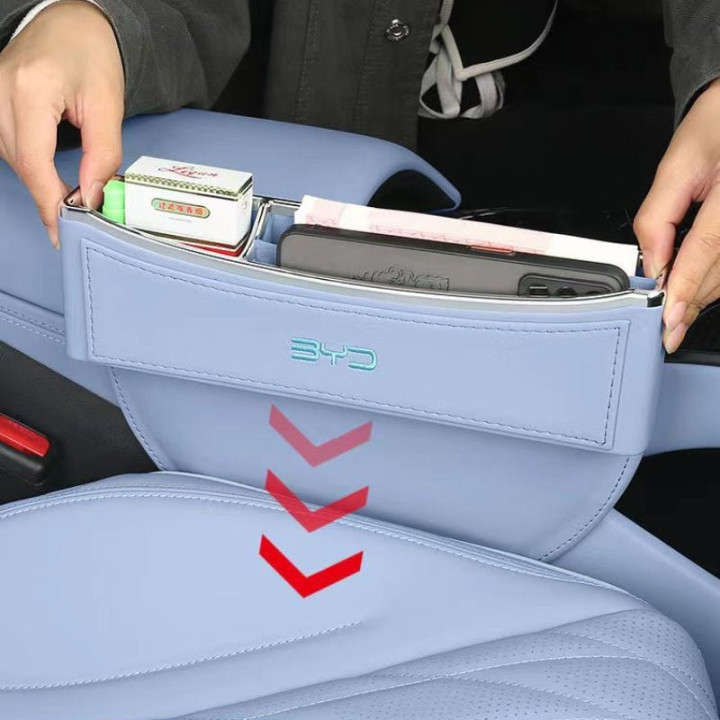 For BYD Seal Car Seat Gap Storage Box