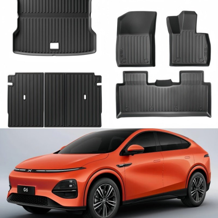 TPE Floor & Trunk Mats for Xpeng G6 2023-2026