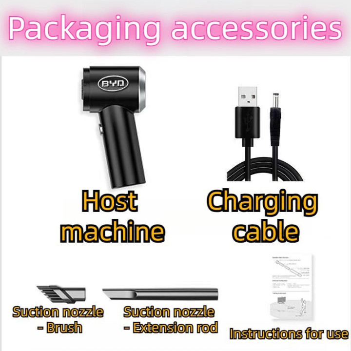 Car Wireless Vacuum Cleaner for BYD