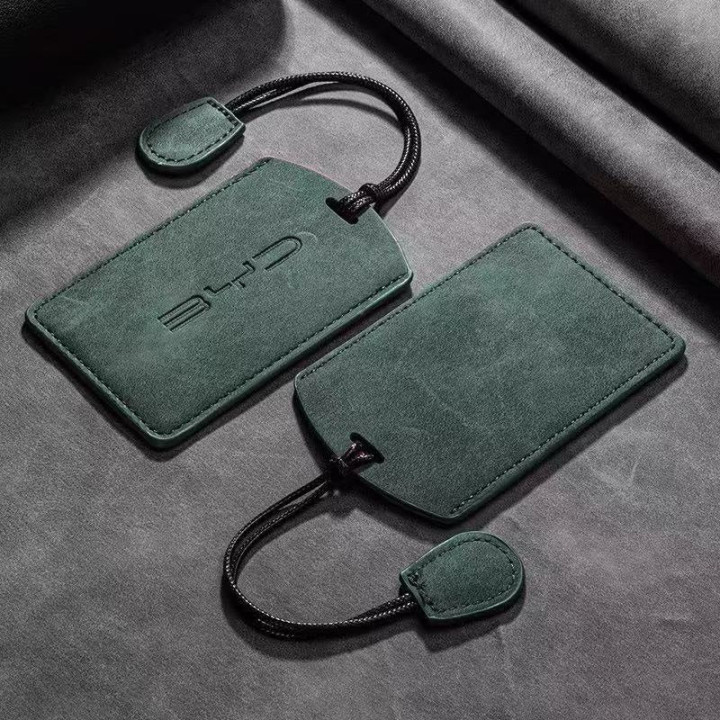 Suede NFC Card Key Cover Case for BYD EV Card Key