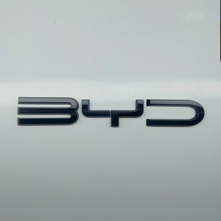 Front Bumper Black Emblem LOGO for 2022-2025 BYD Seal