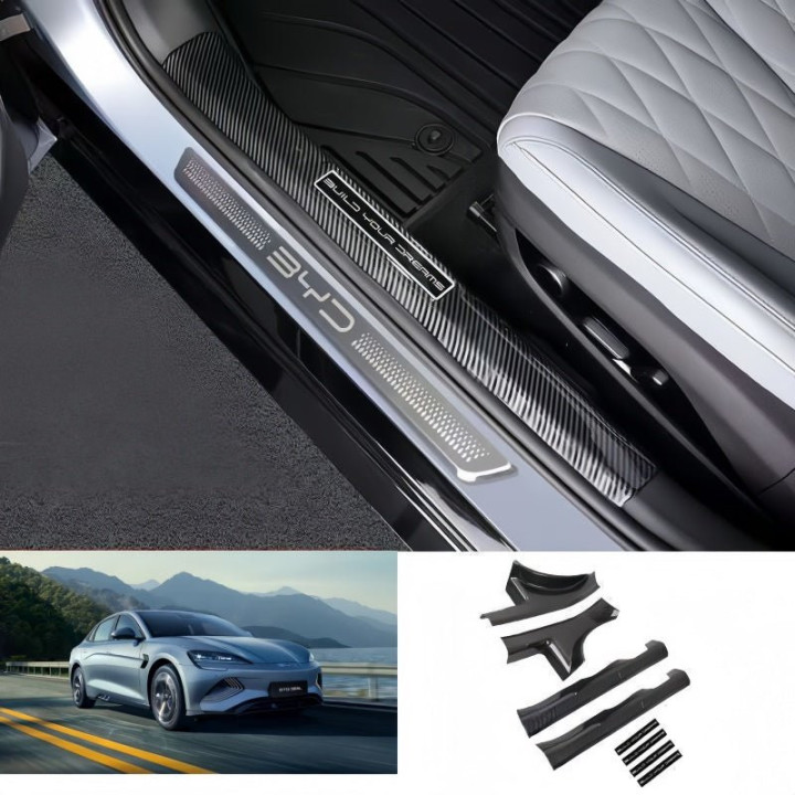 Carbon Fiber Door Sill Protectors for BYD Seal