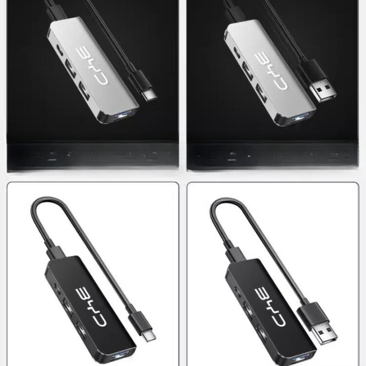 4-in-1 USB Hub Dock Charger for BYD