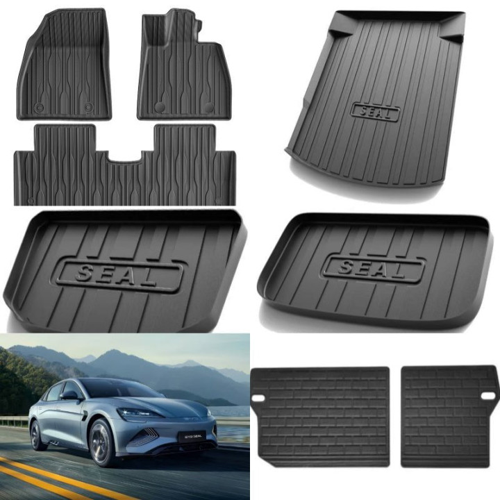 TPE Rubber Floor Mat  & Trunk Mat for BYD Seal