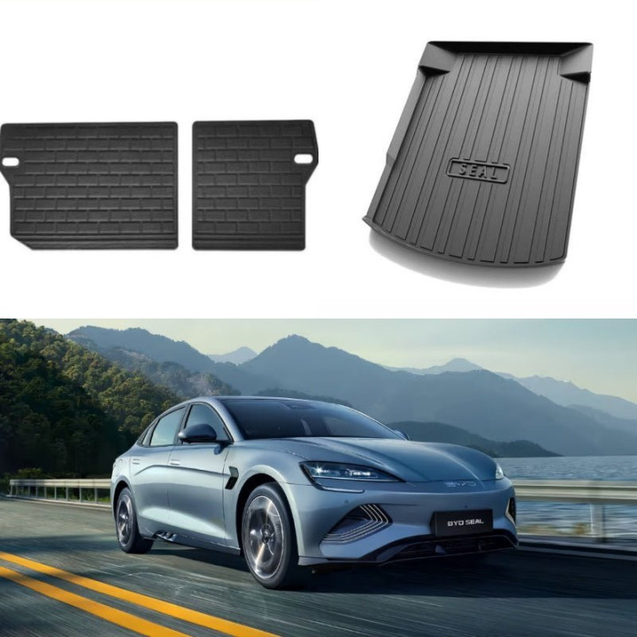 TPE Rubber Floor Mat  & Trunk Mat for BYD Seal
