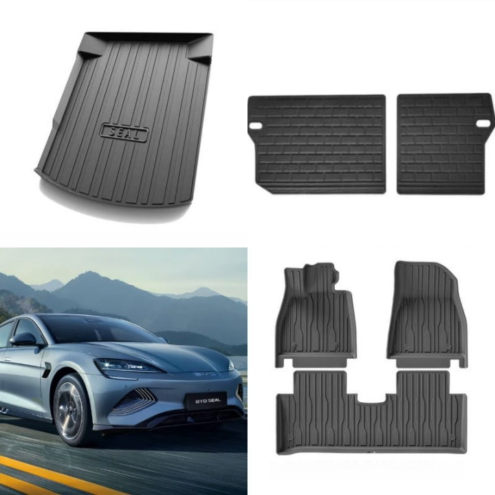TPE Rubber Floor Mat  & Trunk Mat for BYD Seal
