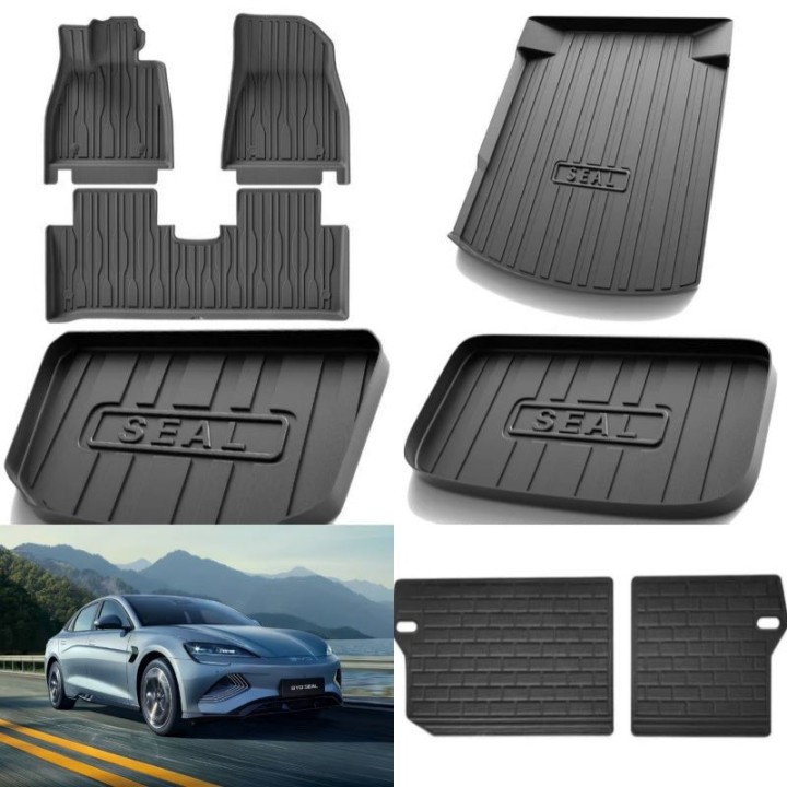 TPE Rubber Floor Mat  & Trunk Mat for BYD Seal