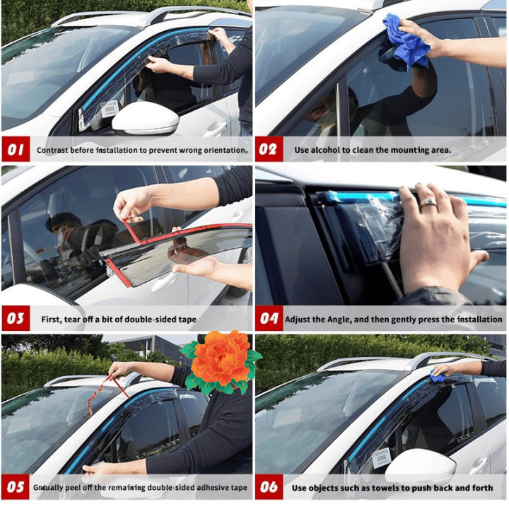 Window Visor for BYD SEAL (4 Pcs)