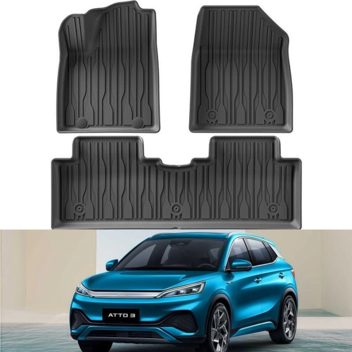TPE Floor & Trunk Mats for BYD ATTO 3 (2022-2026)