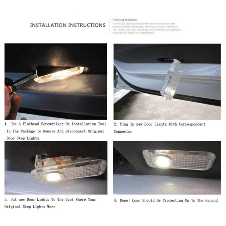 Car Door Light for volvo xc40/xc60/xc90