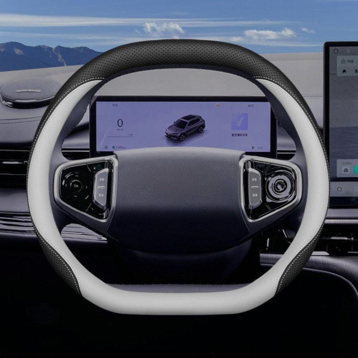 Nappa Leather Steering Wheel Cover for Geely EX5 / E5 / Starray EM-i