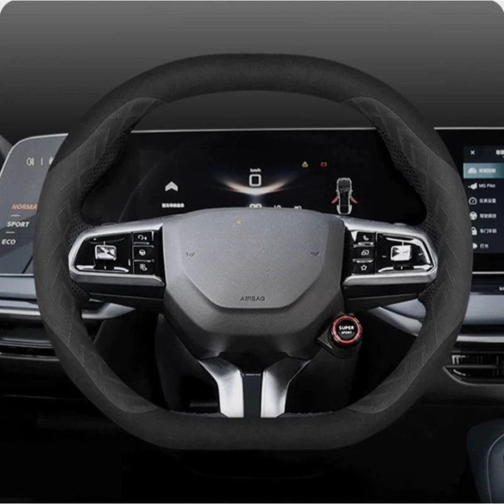 Nappa Leather Steering Wheel Cover for Geely EX5 / E5 / Starray EM-i