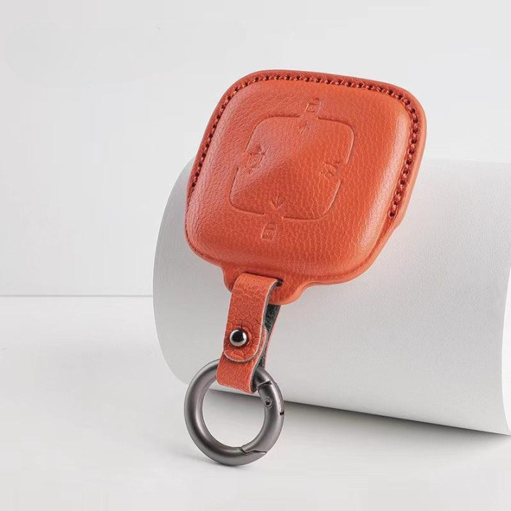 Luxury Leather Car Key Case Cover Fob Shell for ZEEKR