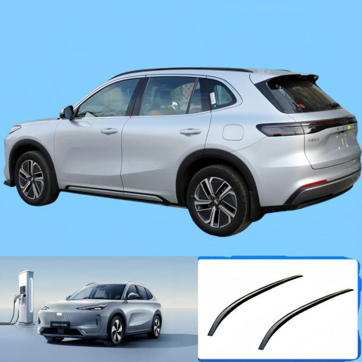 Glossy Black Roof Rail Trim for Geely Starray EM-i