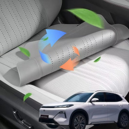 Half-Wrapped Premium Suede Seat Covers for Geely Starray EM-i