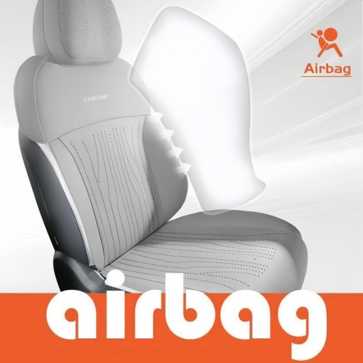 Half-Wrapped Premium Suede Seat Covers for Geely Starray EM-i