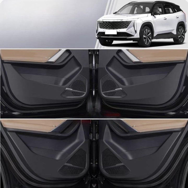 Car Door Sill Protectors and Anti-kick Mat for Geely