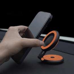 Magnetický držák telefonu z Alcantary pro MG