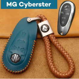 Kožené pouzdro na klíč s přívěskem pro MG Cyberster