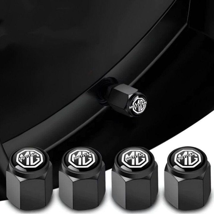 Černé krytky ventilků pro MG Cyberster, MG HS, MG ZS, MG3, MG4