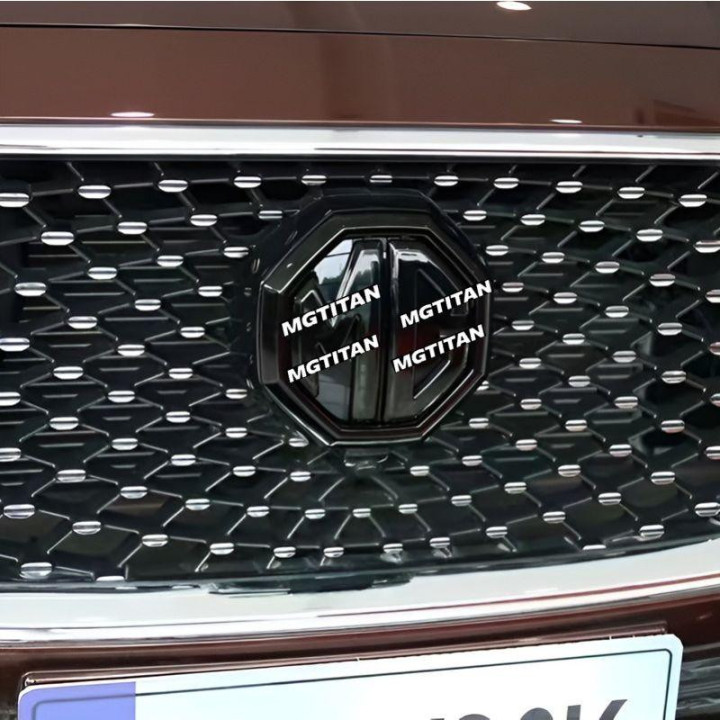 Karbonové samolepky na emblémy pro MG ZS