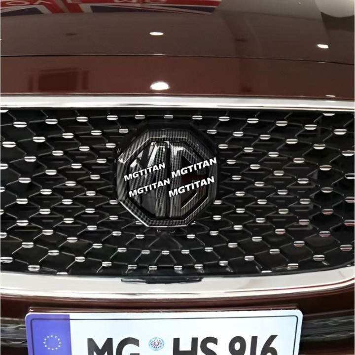 Karbonové samolepky na emblémy pro MG ZS – foto 2