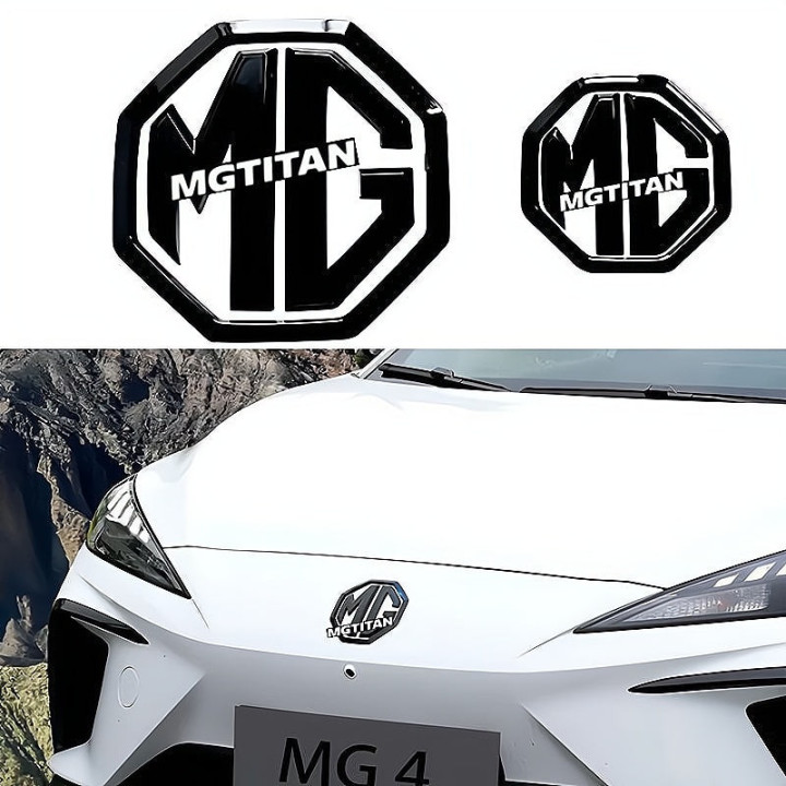 Samolepicí emblémy černý lesk pro MG4 a MGS5