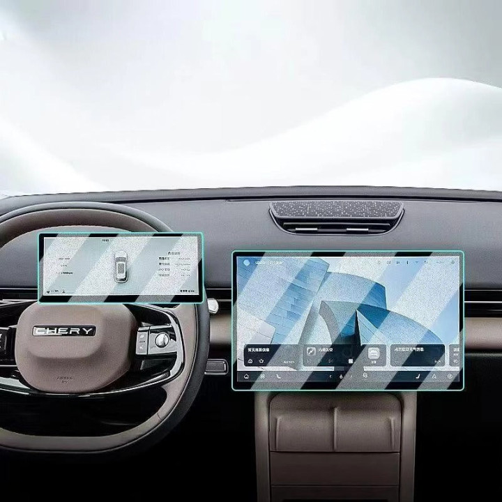 Tvrzené sklo na displej navigace pro Omoda 7 – foto 2