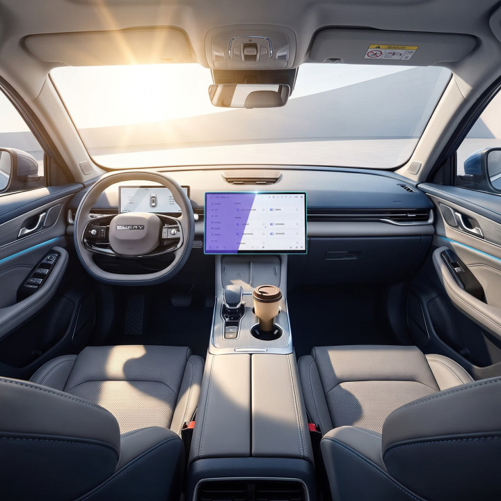 Tvrzené sklo na displej navigace pro Omoda 7 – foto 15