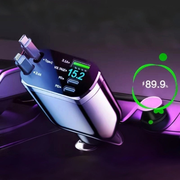 Zatahovací autonabíječka 240 W pro Omoda a Jaecoo