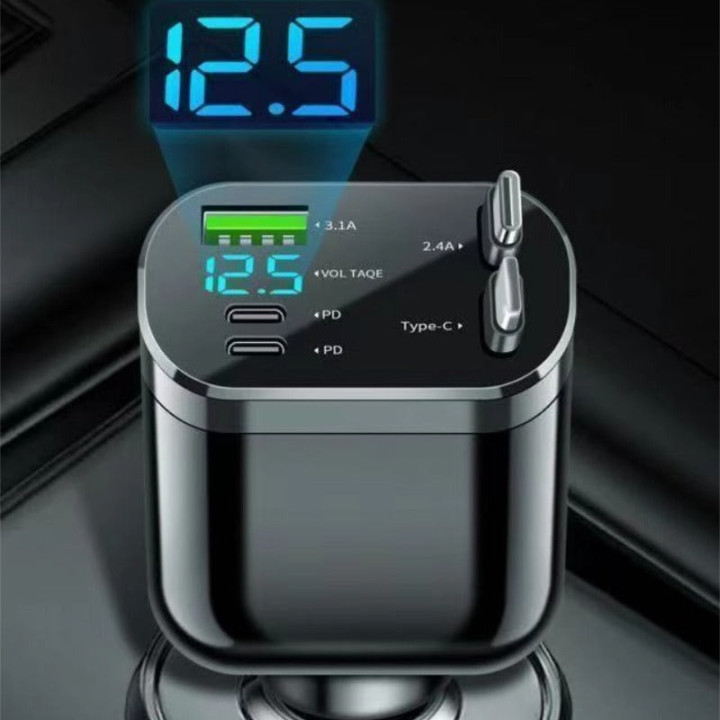 Zatahovací autonabíječka 240 W pro Omoda a Jaecoo – foto 3