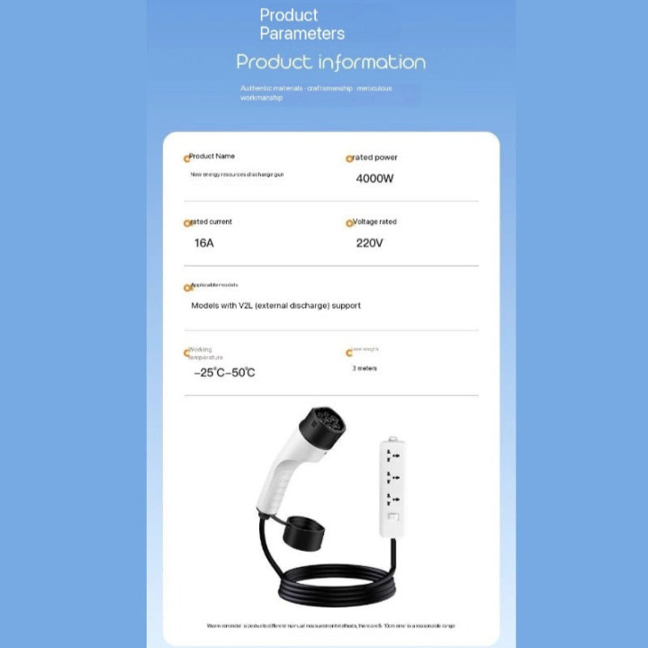 Adaptér V2L Type 2 pro Jaecoo 5, Jaecoo 7, Jaecoo 8, Omoda E5 – foto 6