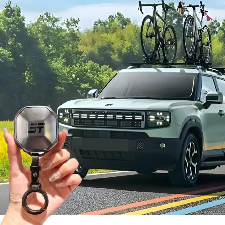 Pouzdro na klíč z kůže a slitiny pro Jetour T1