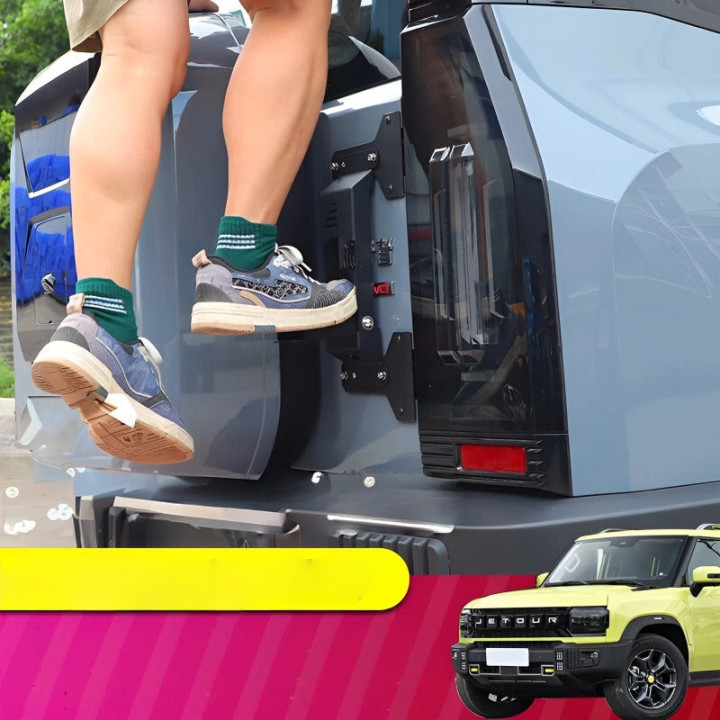 Sklopný schůdek na zadní dveře pro Jetour T2 – foto 2
