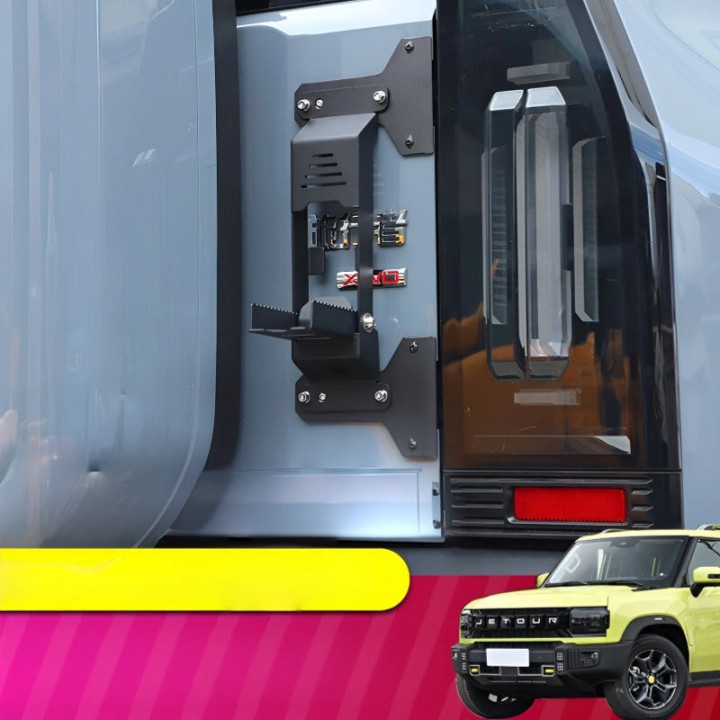 Sklopný schůdek na zadní dveře pro Jetour T2 – foto 4