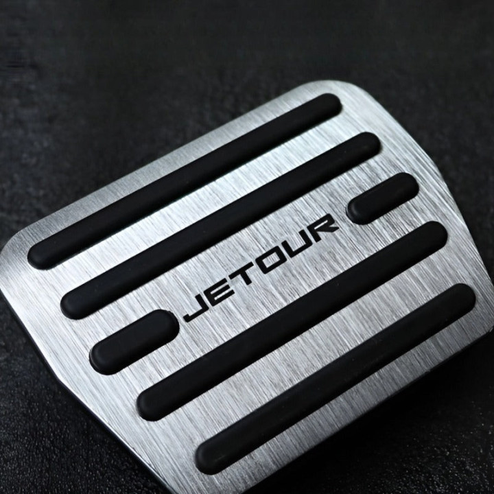 Hliníkovo-gumové kryty pedálů pro Jetour Dashing, T1, T2, X70 Plus – foto 6