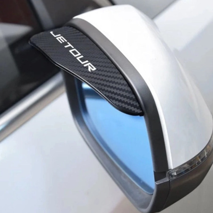 Dešťové lišty zrcátek carbon pro Omoda, Jaecoo a Jetour – foto 4