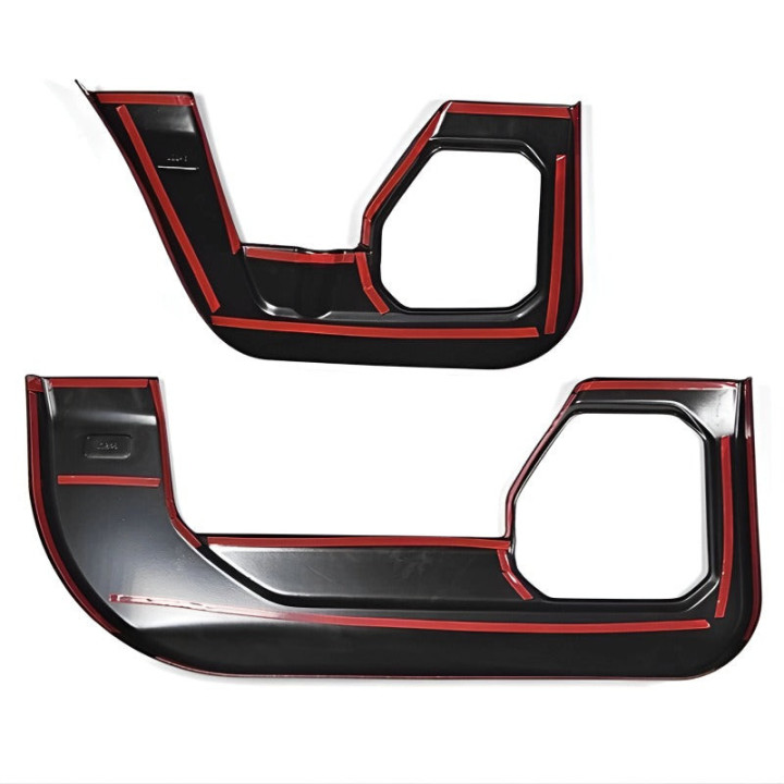 Ochranné prahové panely dveří z ABS carbon fiber pro Jetour T2 – foto 5