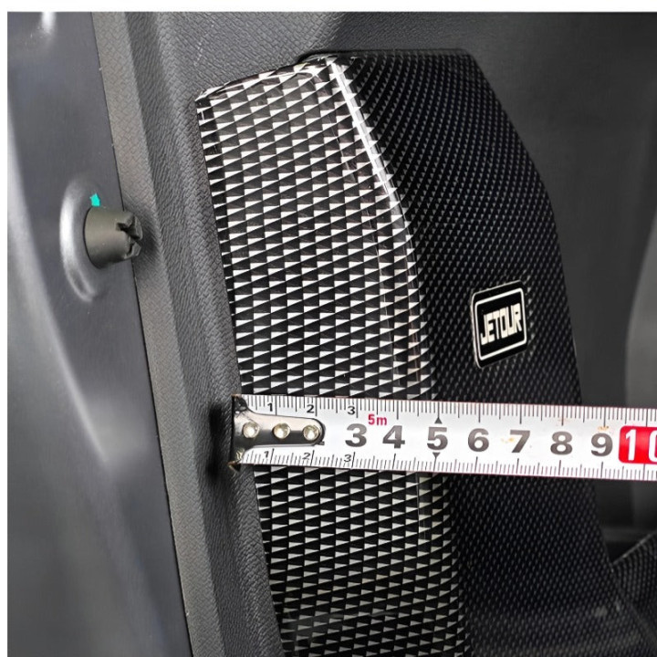 Ochranné prahové panely dveří z ABS carbon fiber pro Jetour T2 – foto 6