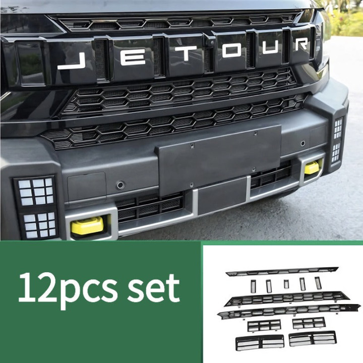 Ochranná mřížka předního nárazníku z ABS pro Jetour T2 – foto 2