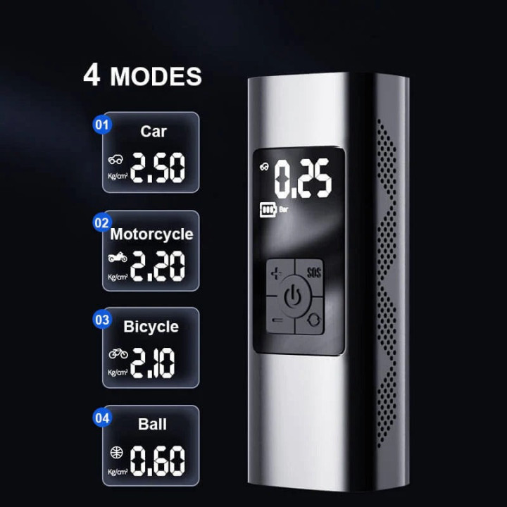 Kompresor na pneumatiky s LCD pro Omoda, Jaecoo a Jetour