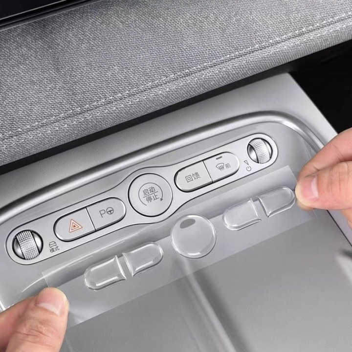 Ochranná pryskyřičná fólie na tlačítka pro BYD Seal 6 – foto 2