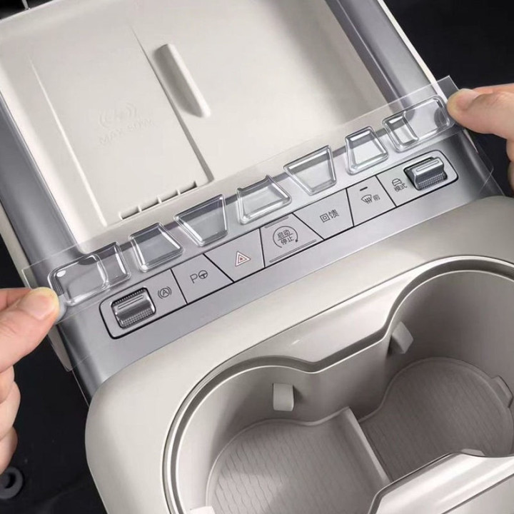 Ochranné fólie na tlačítka palubní desky pro BYD Atto 2/Atto 3/Seal 6 – foto 2